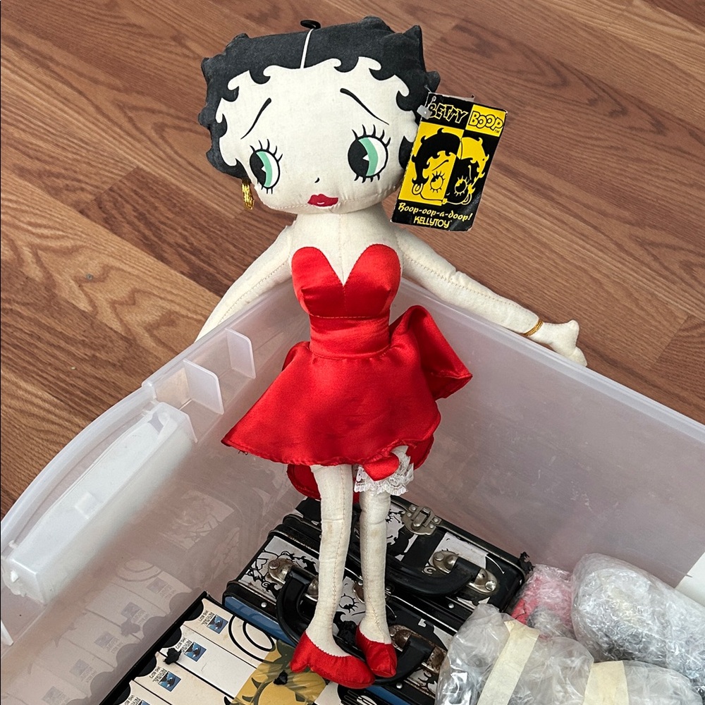 Betty Boop Red Dress Plush Doll